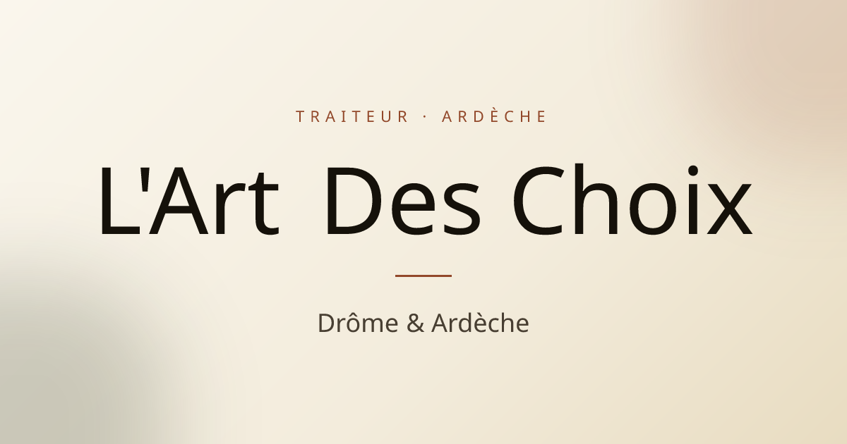 Aperçu du site L'Art Des Choix